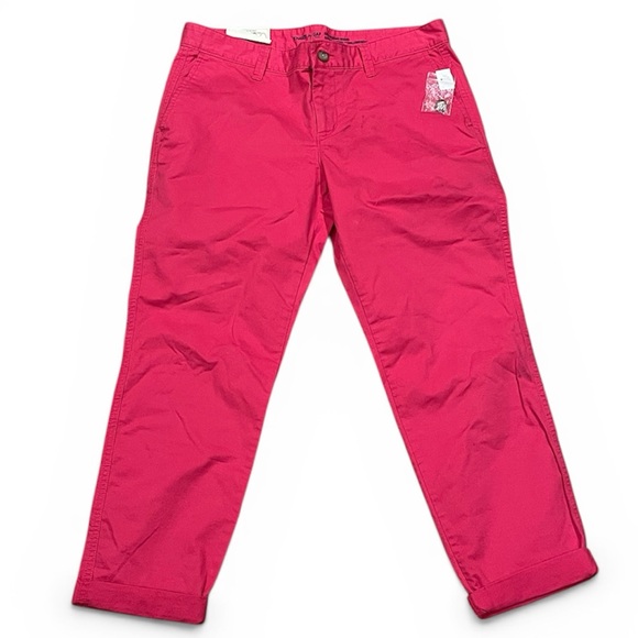 GAP Pants - NWT Pink Khakis by Gap Girlfriend Khaki 4R Ankle length